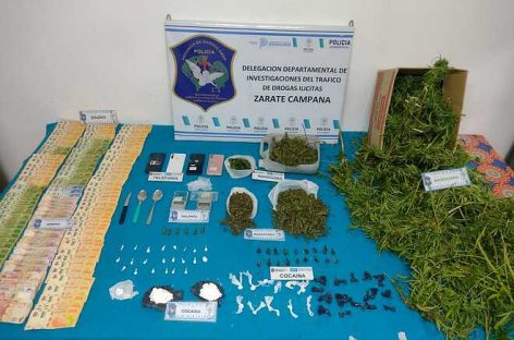 Desbaratan una banda narcocriminal y secuestran una importante cantidad de droga en Escobar