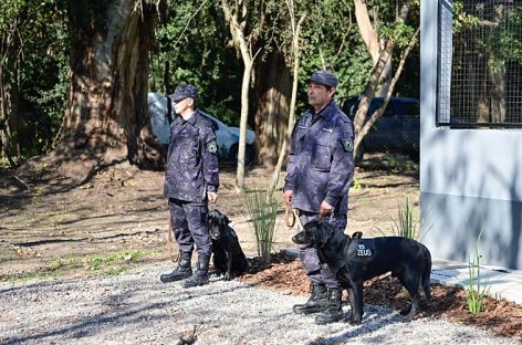 En el Polo de Seguridad se inauguró un nuevo espacio para la División Canina