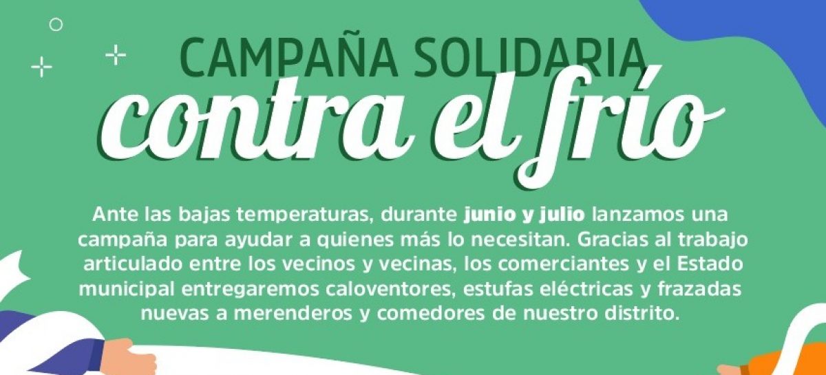 Leo Moreno habló de la Campaña Solidaria Contra el Frío: “Es una iniciativa entre privados y el municipio para ayudar a los que no la están pasando bien”