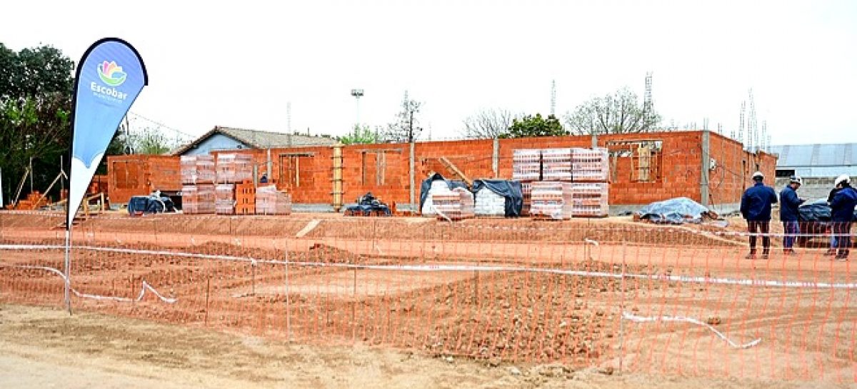 Una nueva escuela para Garín: avanza la construcción del colegio Rosario Vera Peñaloza en el barrio La Esperanza