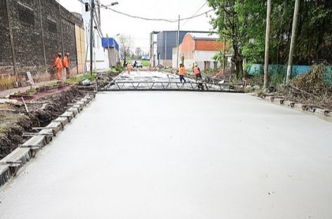 Siguen en ejecución obras viales en Garín, 24 de Febrero y Belén de Escobar