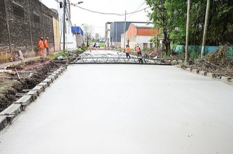 Siguen en ejecución obras viales en Garín, 24 de Febrero y Belén de Escobar