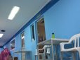 Por una gestión del municipio, se renovó la iluminación del Hospital Erill