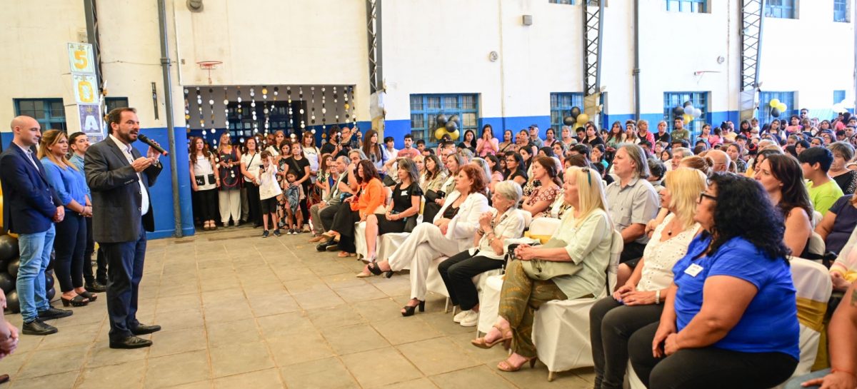 Maq. Savio: emotiva celebración por el 50° aniversario de la Escuela Primaria “José Hernández”