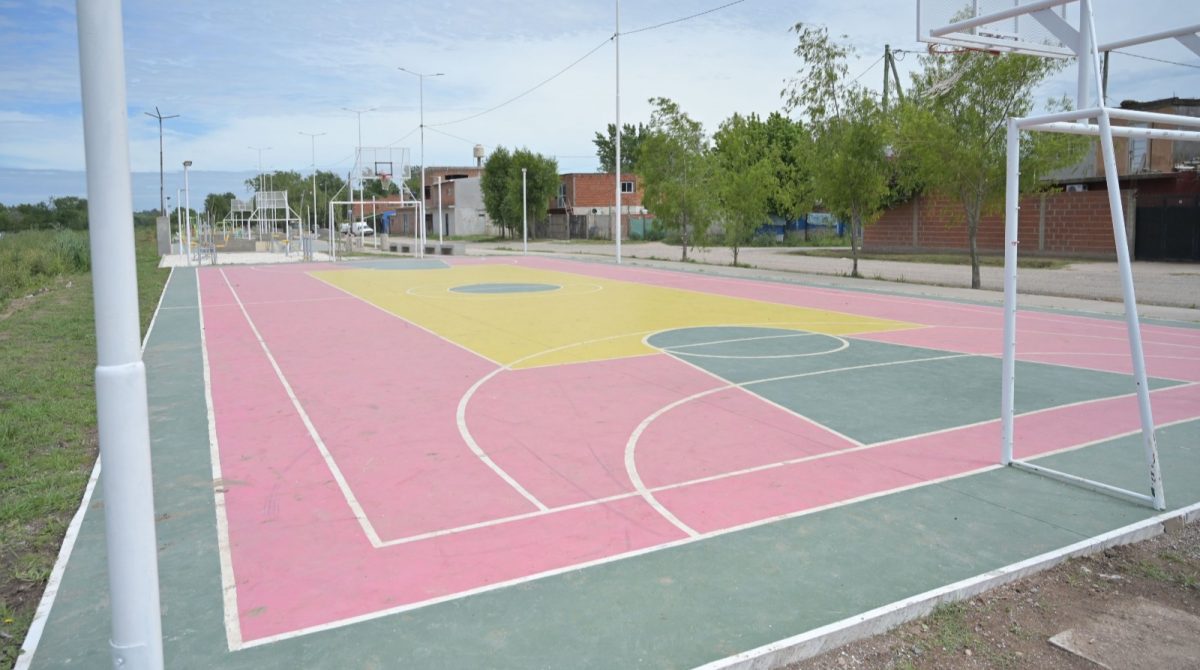 Maquinista Savio cuenta con un nuevo espacio para el deporte y la recreación