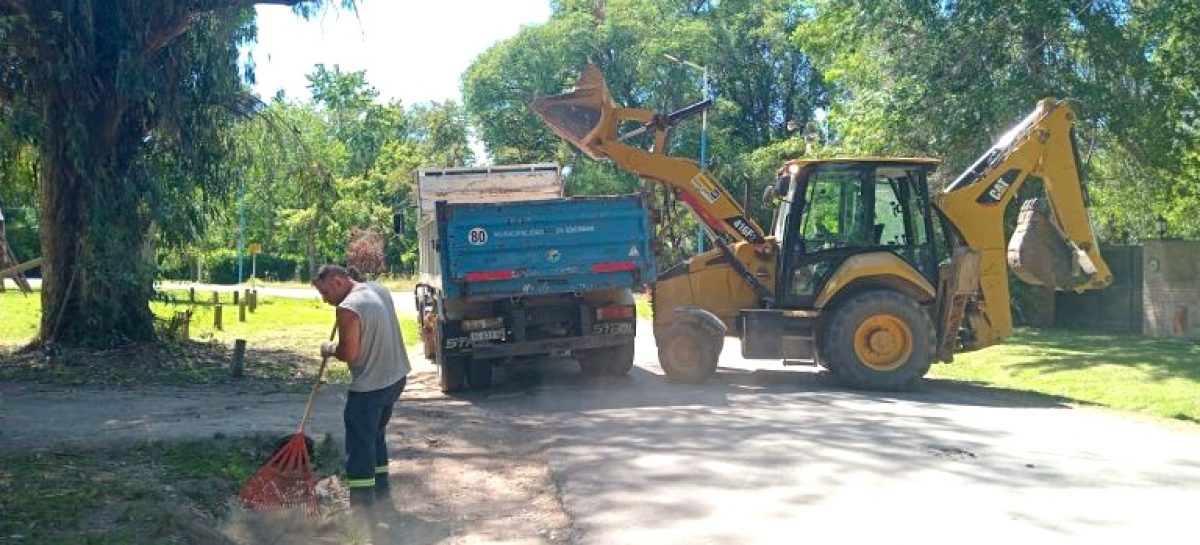 Continúan los trabajos de bacheo, estabilizado y mantenimiento del espacio público