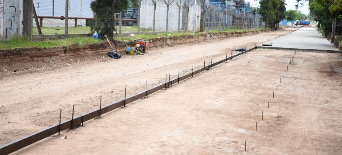 Avanza la construcción de nuevos accesos a Panamericana y la repavimentación de la calle Victoria en Belén de Escobar