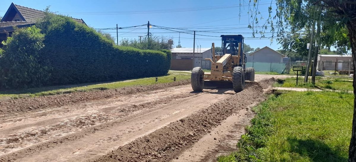 Siguen en ejecución los trabajos de bacheo, zanjeos y limpieza en distintas localidades del distrito