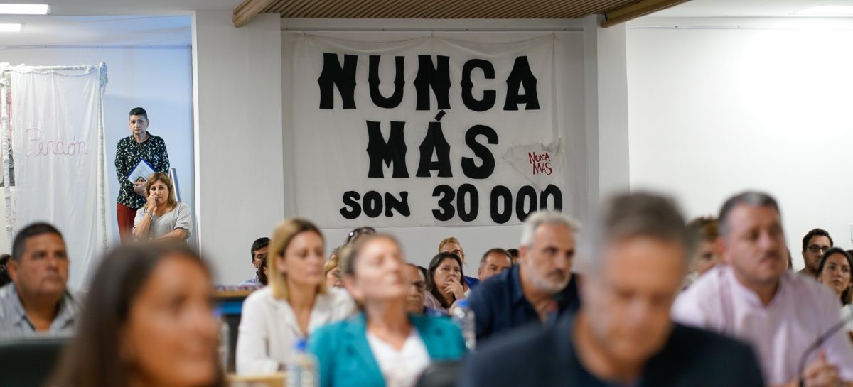 Se realizó la Sesión especial por la memoria, la verdad y la justicia