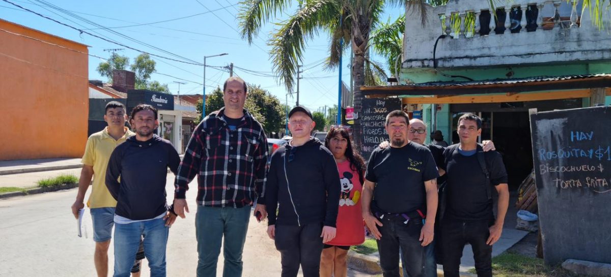 Gianfrancesco y concejales de LLA quieren más seguridad para el Bo. San Luis de Maschwitz