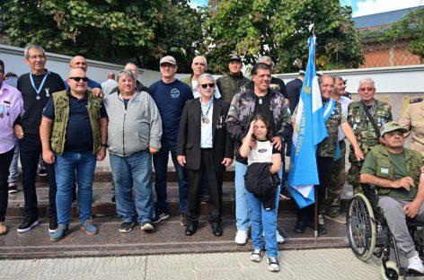 El Centro de Veteranos de Guerra de Escobar llevó a cabo un emotivo acto a 42 años de la Gesta de Malvinas