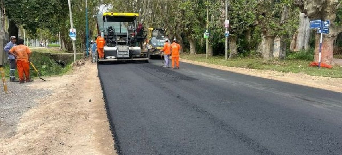 Intensifican la obra de repavimentación y puesta en valor de la Ruta 26