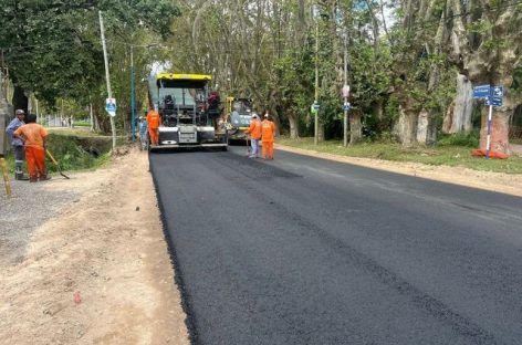 Intensifican la obra de repavimentación y puesta en valor de la Ruta 26