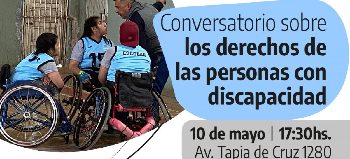 HCD Escobar: conversatorio sobre los “derechos de las personas con discapacidad”