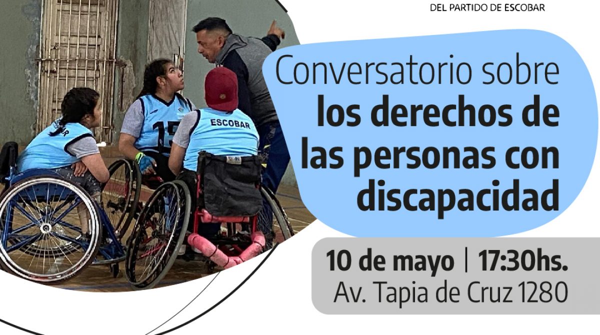 HCD Escobar: conversatorio sobre los “derechos de las personas con discapacidad”