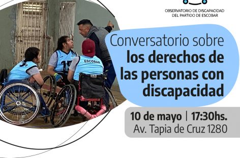 HCD Escobar: conversatorio sobre los “derechos de las personas con discapacidad”