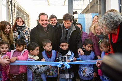 Sujarchuk y Kicillof inauguraron un jardín de infantes y un centro de salud en Belén de Escobar