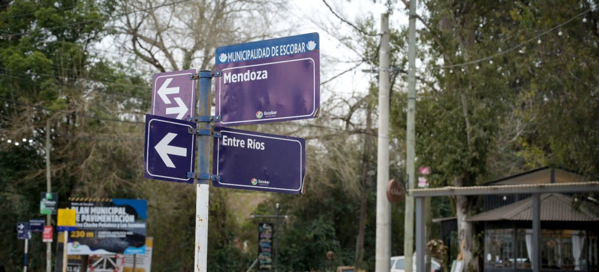 Cambios de circulación de calles en el paseo gastronómico de Ingeniero Maschwitz para mejorar el tránsito