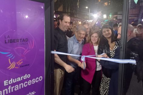 La Libertad Avanza inauguró su local partidario en Escobar