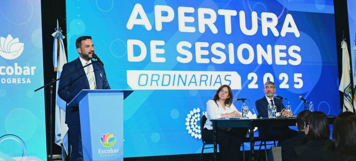 Ariel Sujarchuk abrió las sesiones del Concejo Deliberante de Escobar con un repaso de su gestión y 64 propuestas para 2025