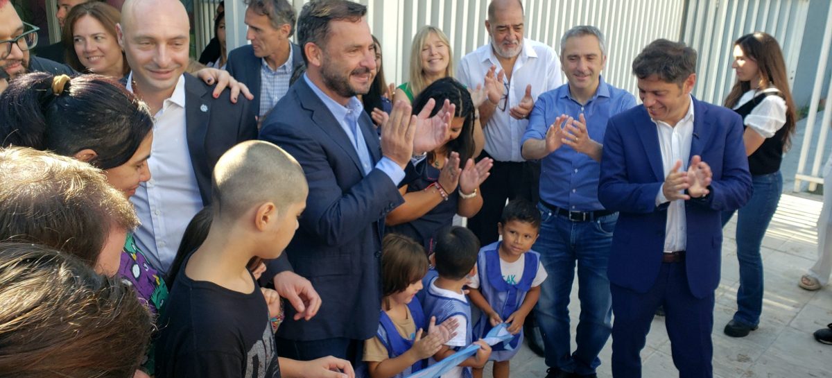 Sujarchuk y Kicillof inauguraron la Ruta 26, un nuevo CDI, y anunciaron que terminarán la obra del entubamiento del arroyo Bedoya