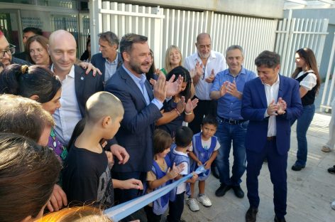 Sujarchuk y Kicillof inauguraron la Ruta 26, un nuevo CDI, y anunciaron que terminarán la obra del entubamiento del arroyo Bedoya