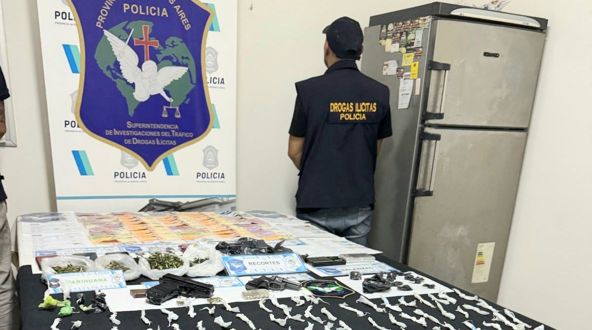 Otra banda de narcomenudeo desarticulada tras un operativo en Ing. Maschwitz