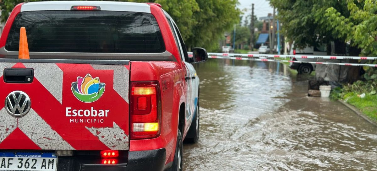 Temporal récord: en Escobar llovieron 63 milímetros en solo 90 minutos