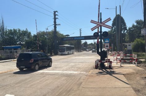 Ya está habilitado el paso a nivel de la Ruta 26 en Maquinista Savio