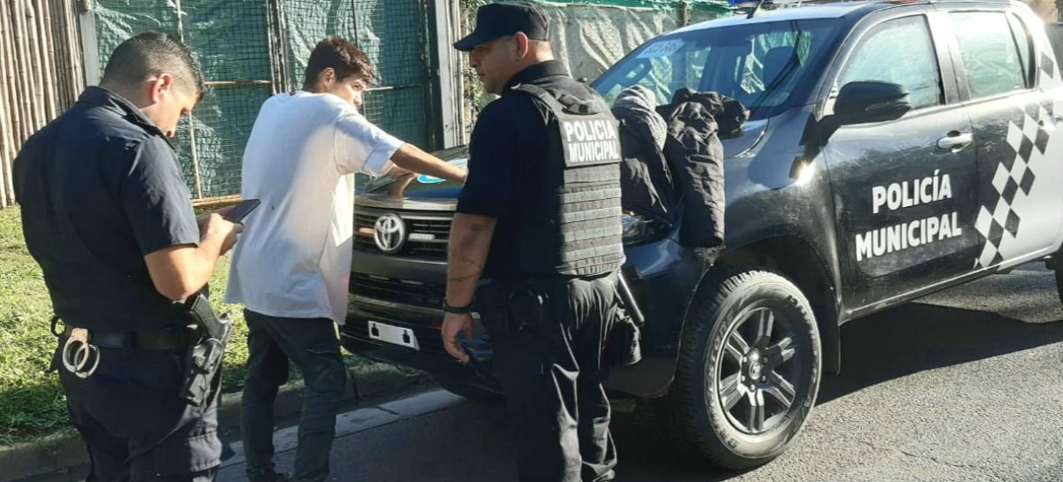Policía Municipal de Escobar: rápida intervención frustra hurto en hipermercado COTO