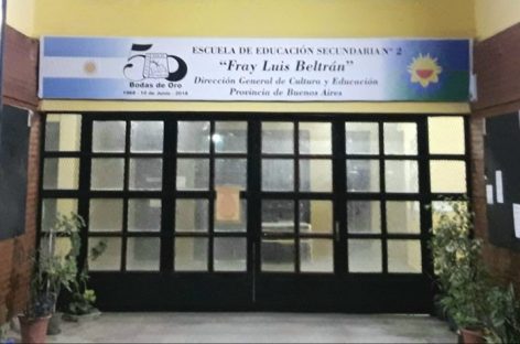 Información sobre la situación que involucra a la Escuela Provincial Media Nro. 2 de Matheu