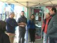 Gianfrancesco se reunió con vecinos y comerciantes de Garín