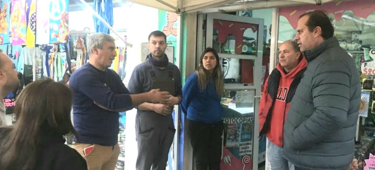 Gianfrancesco se reunió con vecinos y comerciantes de Garín